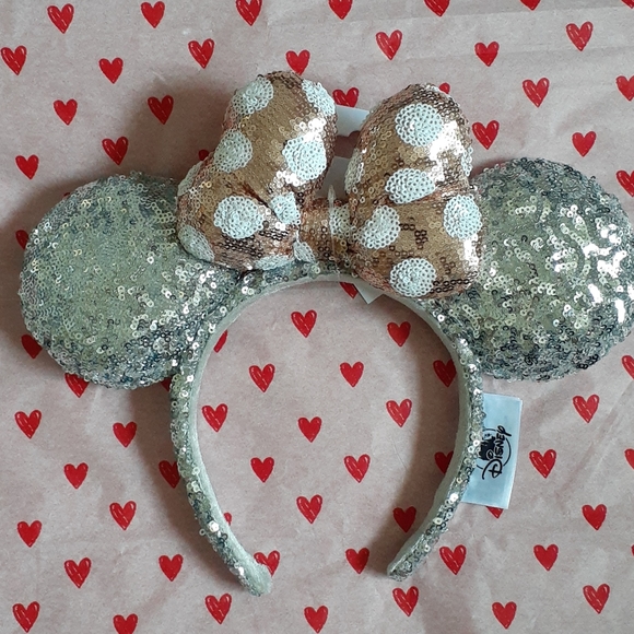 Disney Accessories - Silver & Pink Minnie Ears